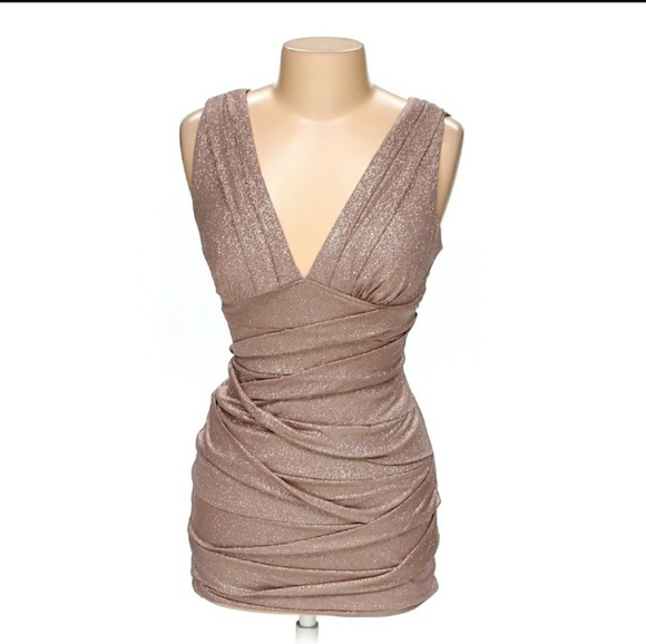 Body Central Dresses & Skirts - Mini Dress Deep V Neck. NWT